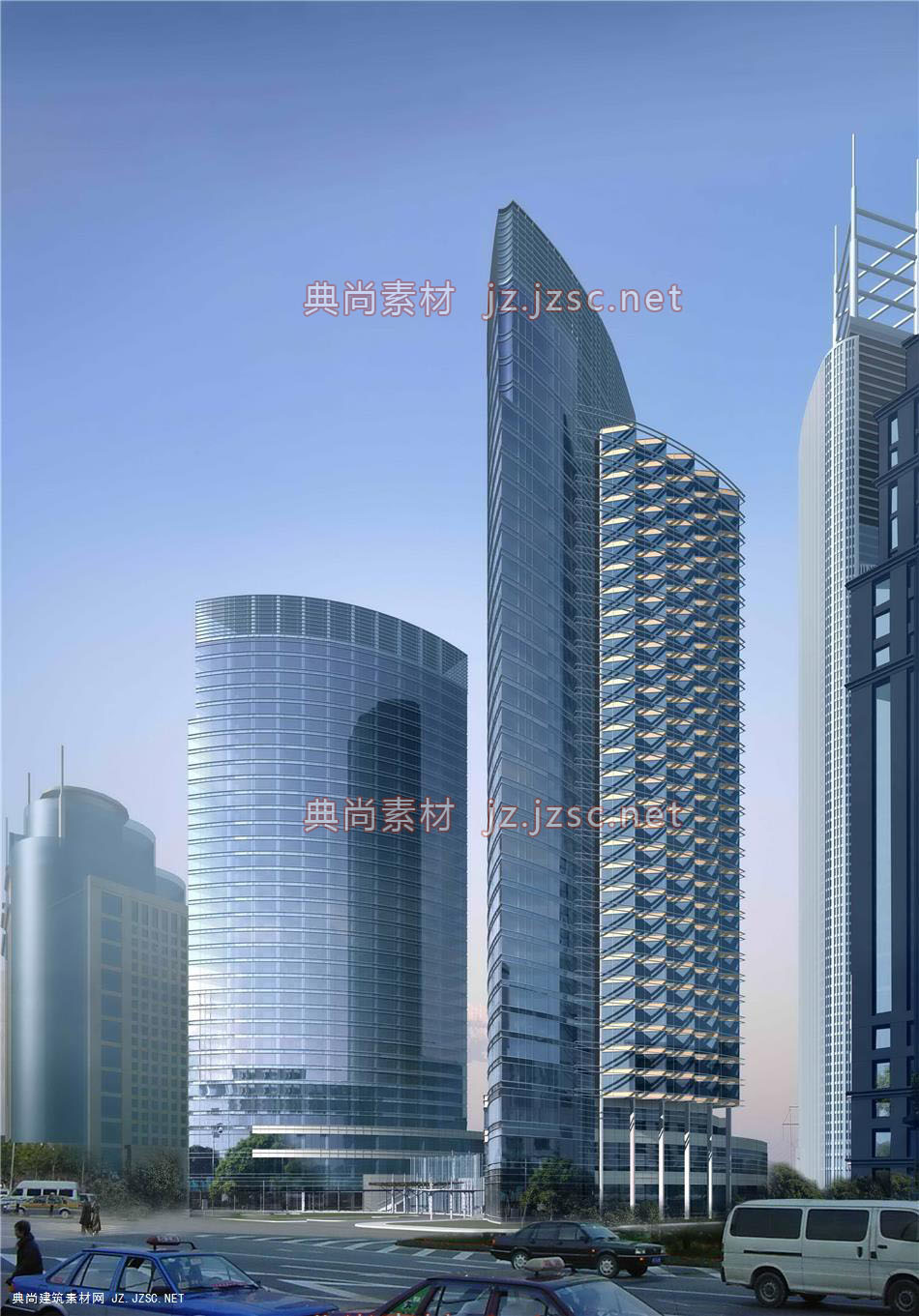 办公建筑效果图(135)