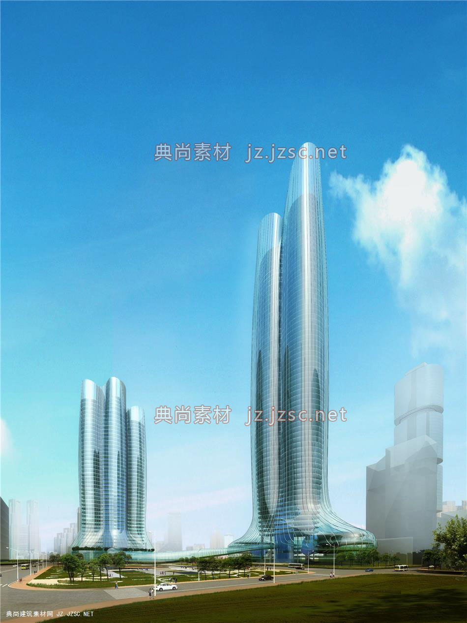 超高层建筑效果图0015