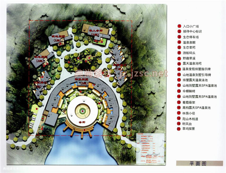 景观总平面136711448540306