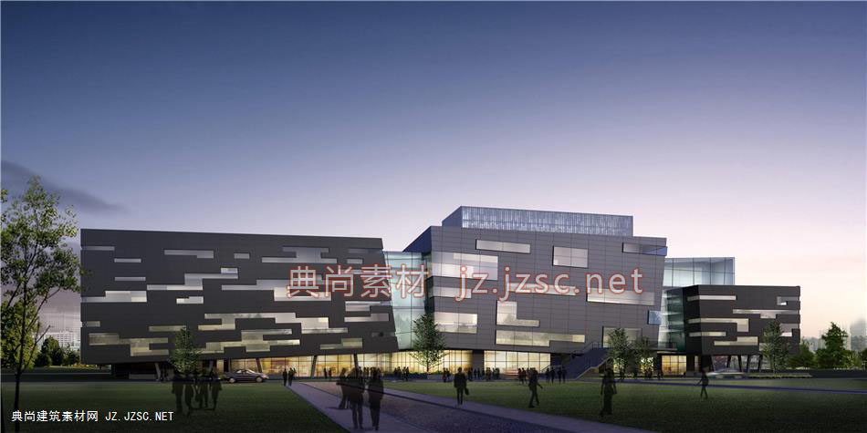 办公建筑效果图292
