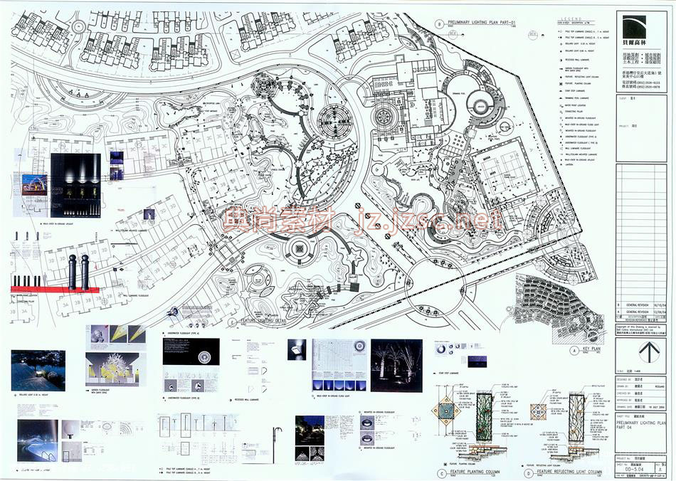 居住区规划总平面图0156