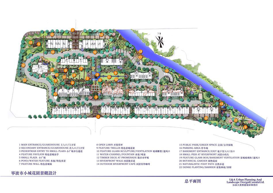 居住区规划总平面图0092