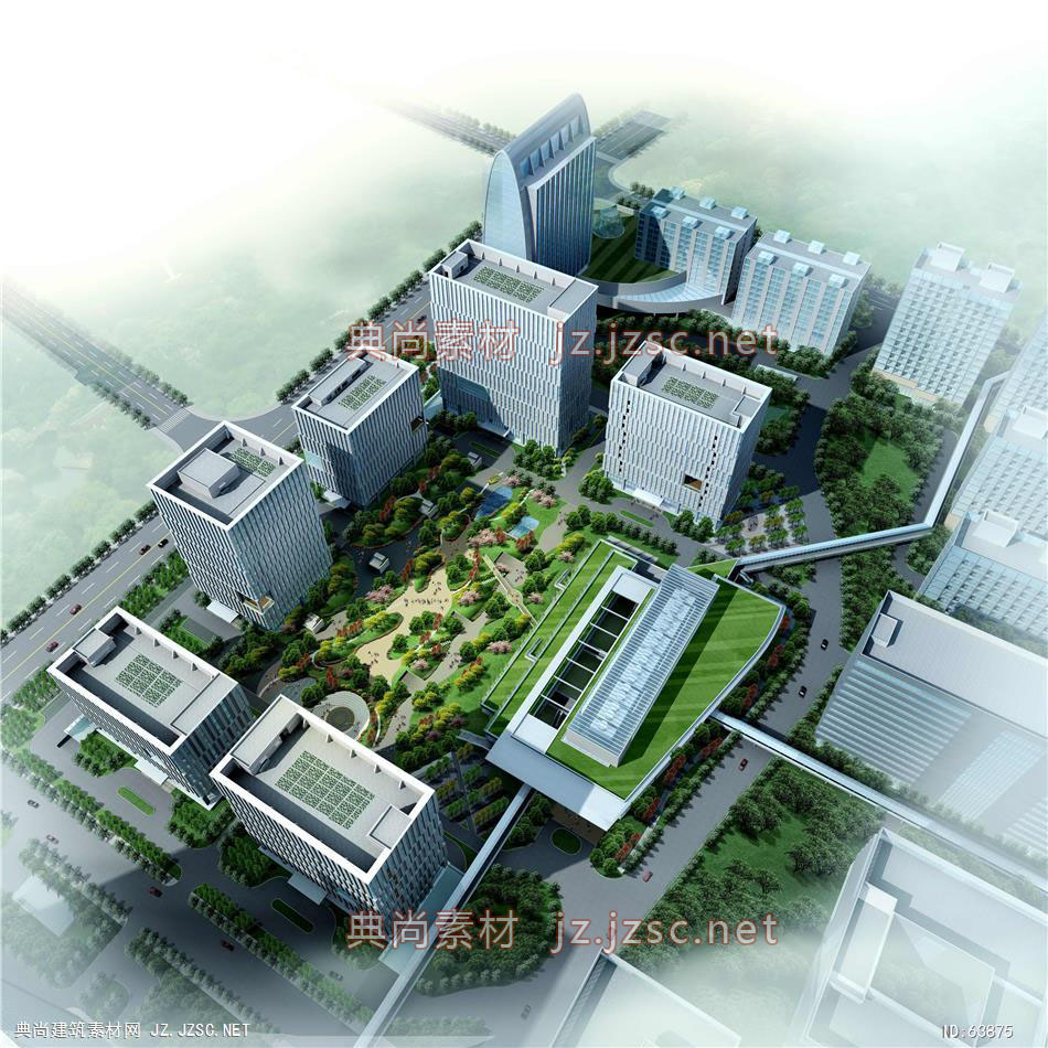 居住区景观效果图 (270)