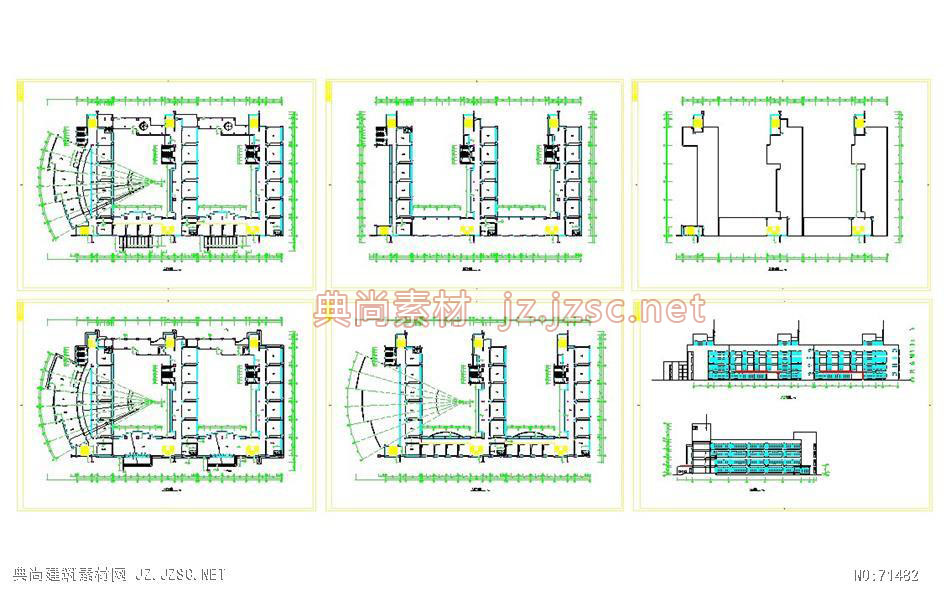 小学教学楼建筑及竣工照片