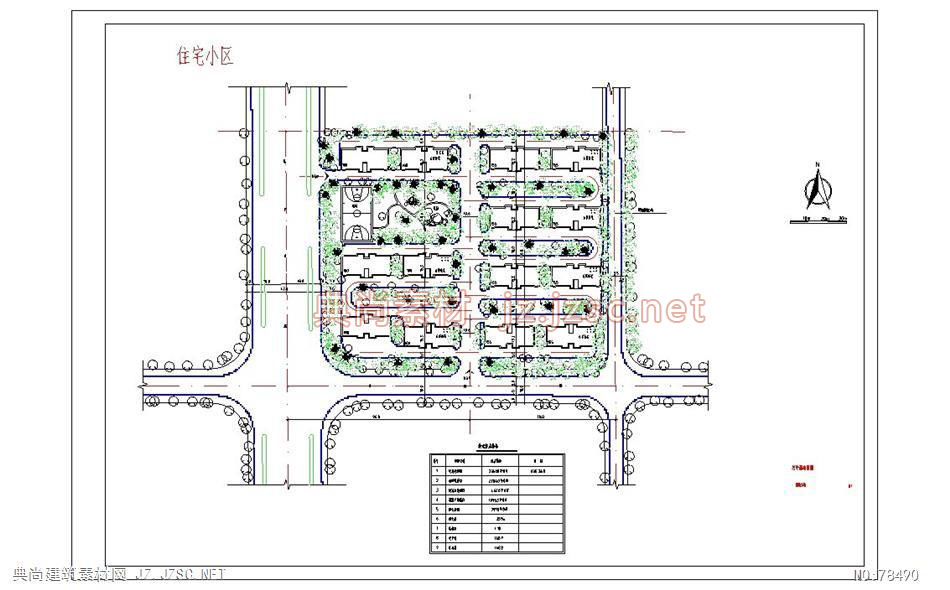 某住宅区规划