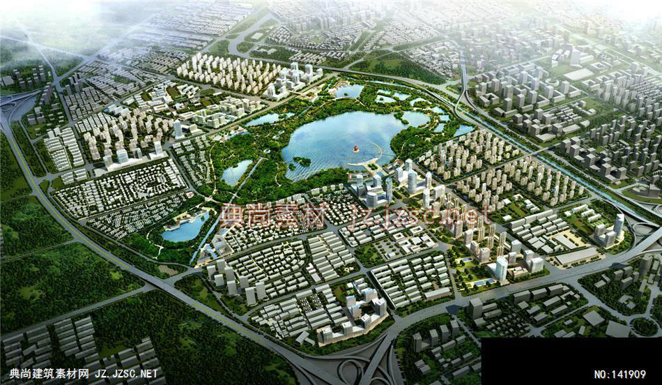 多层洋房别墅法国达思江工天津侯台城市规划5效果图