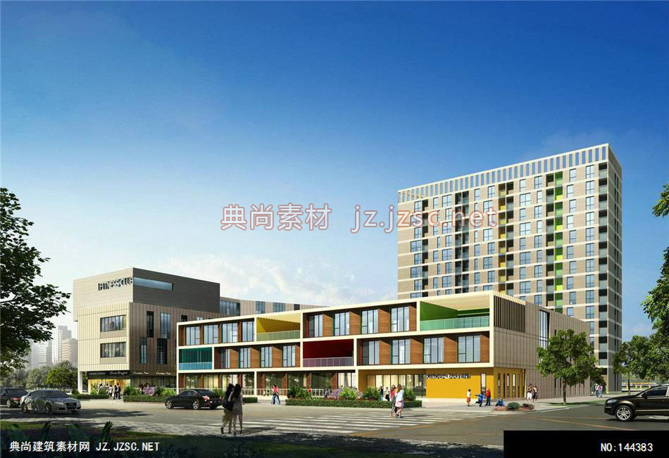 东岸-江工-新疆住宅-3效果图-办公楼效果图办公建筑