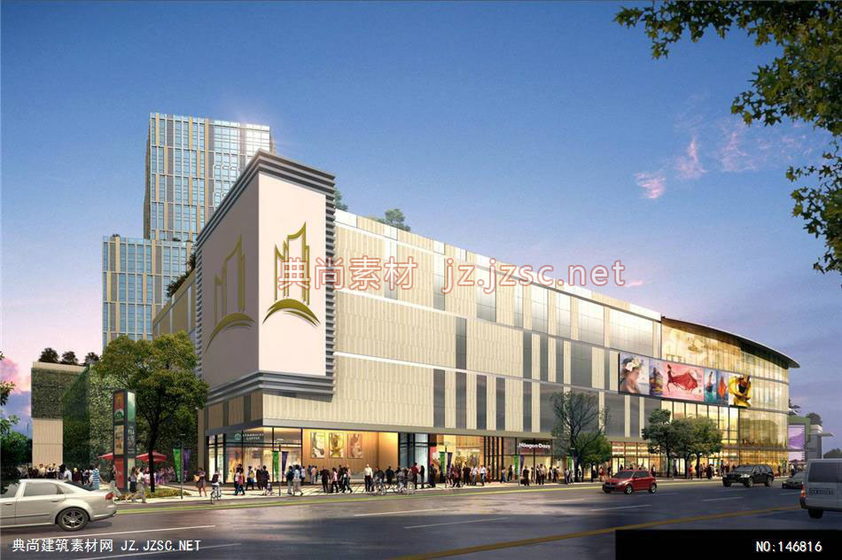 凯里森-旭辉-5效果图-办公楼效果图办公建筑