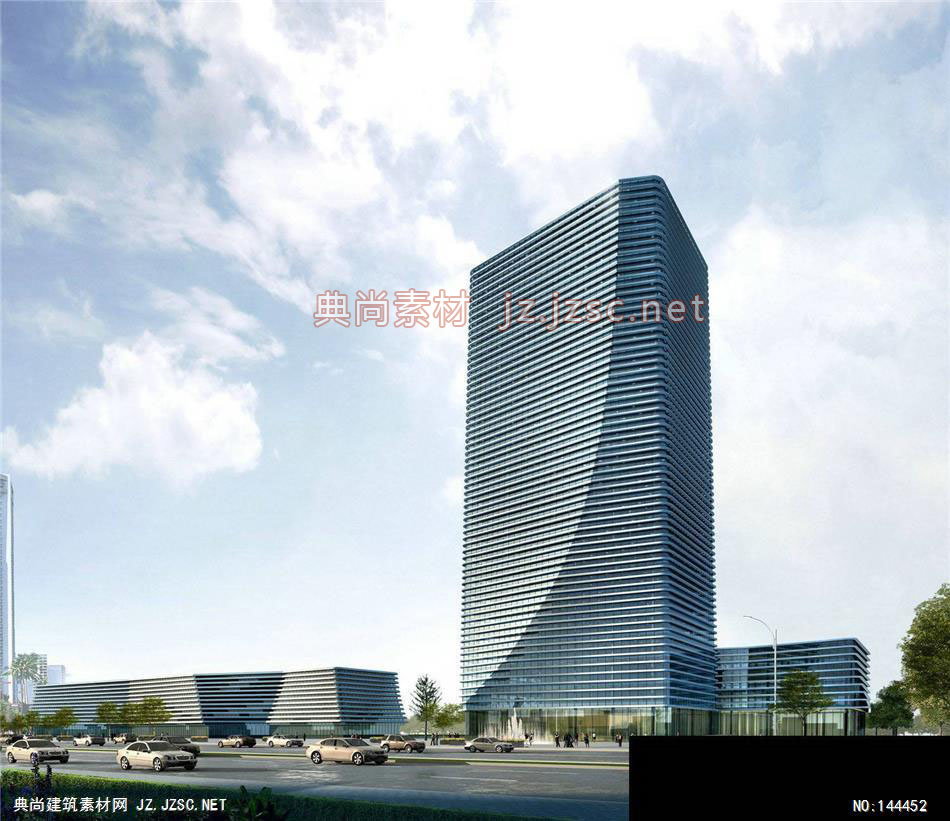 东岸-史工-办公楼修改4-1效果图-办公楼效果图办公建筑