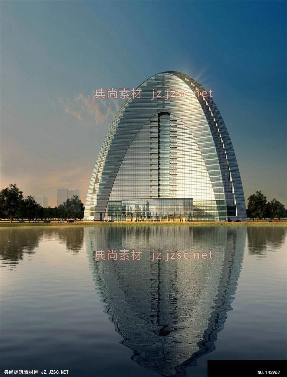 公建东岸史工办公楼8效果图-办公楼效果图办公建筑