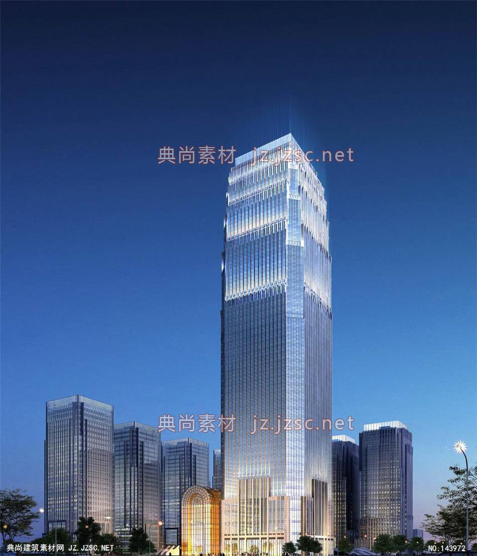 公建东岸史工办公楼11效果图-办公楼效果图办公建筑