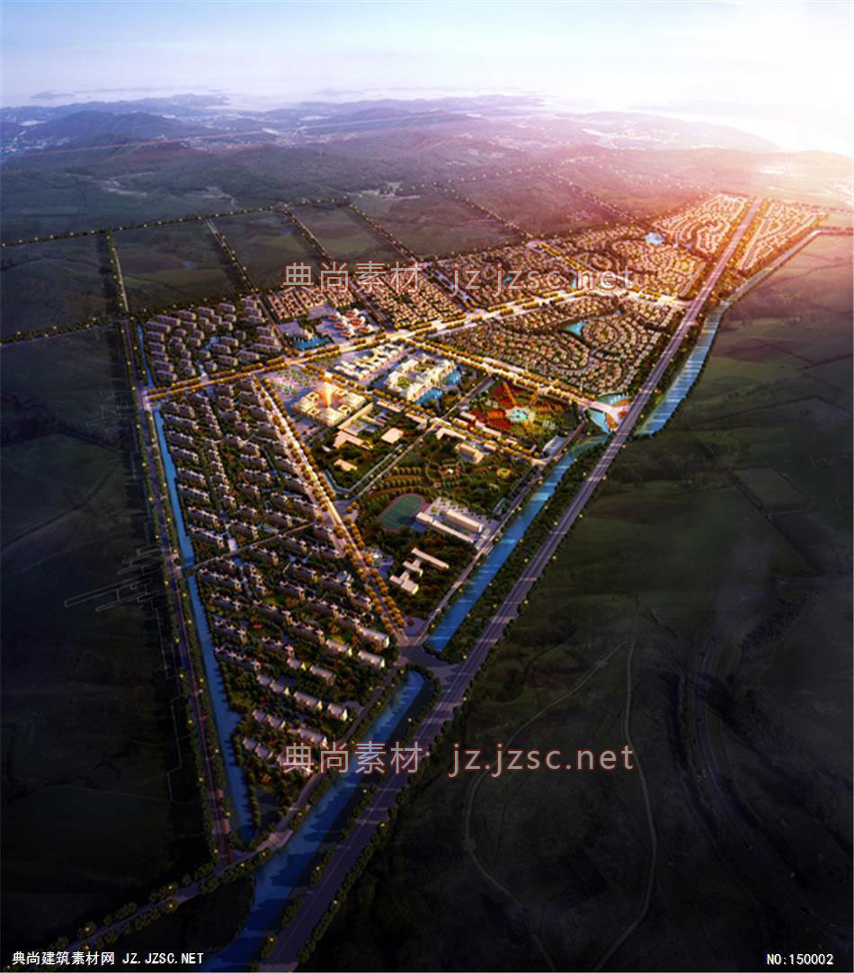 兰州某规划04 住宅建筑效果图 住宅效果图