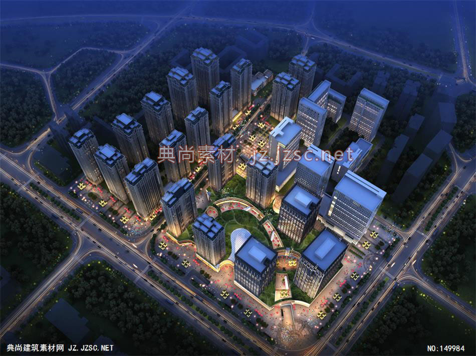 昆明医科02 住宅建筑效果图 住宅效果图