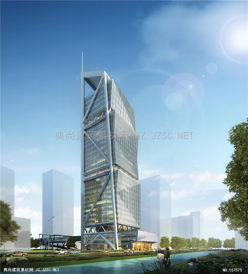 1201-15(公建)江欢成—中建钢构-4-zyx-cl 建筑效果图