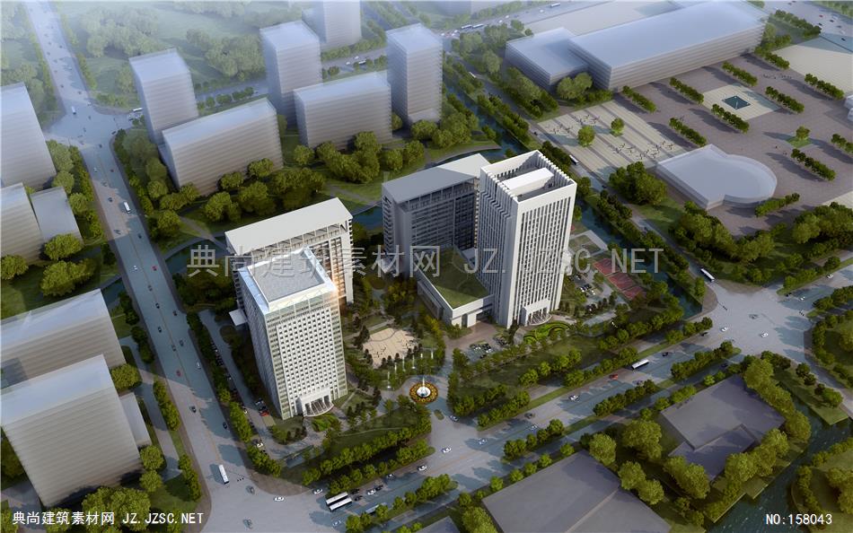 1301-41(公建)-海馥建筑-盐都新城商务中心修改-nk-XL 建筑效果图