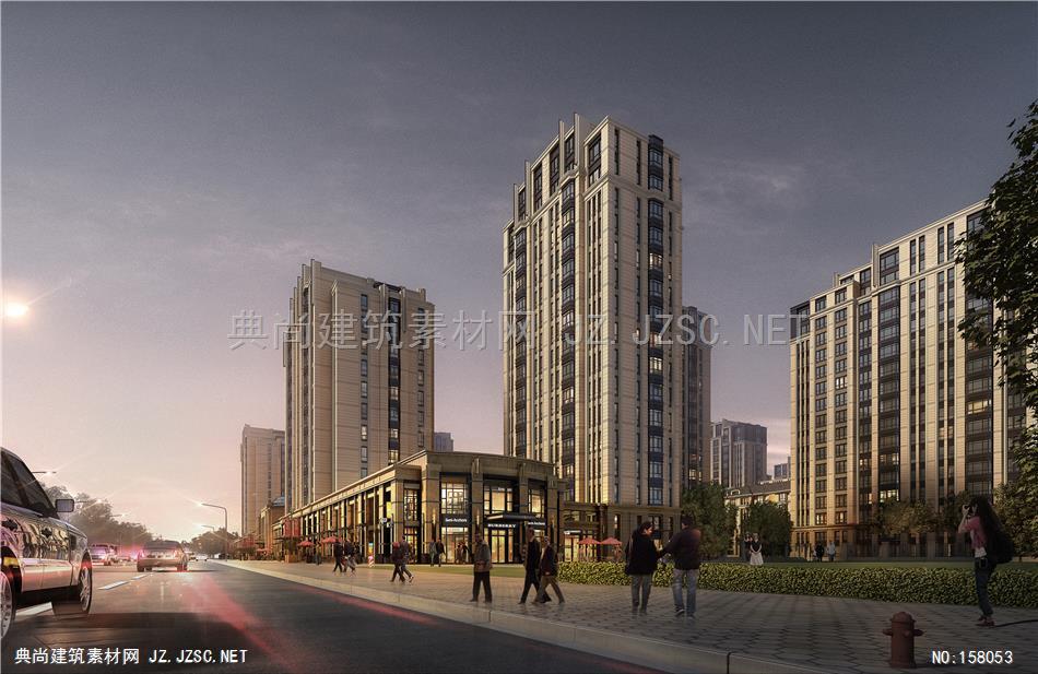 1301-41(住宅)-北京天华-中冶旧工住宅-08-WYH 建筑效果图