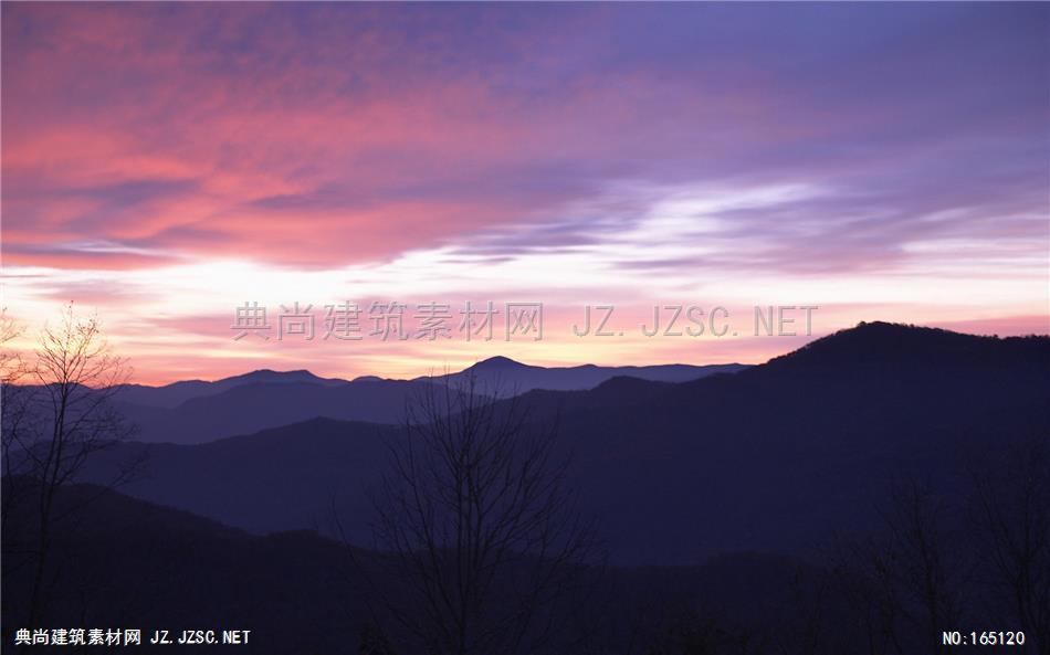 高清夕阳晚霞天空素材A (17) 天空配景精美天空