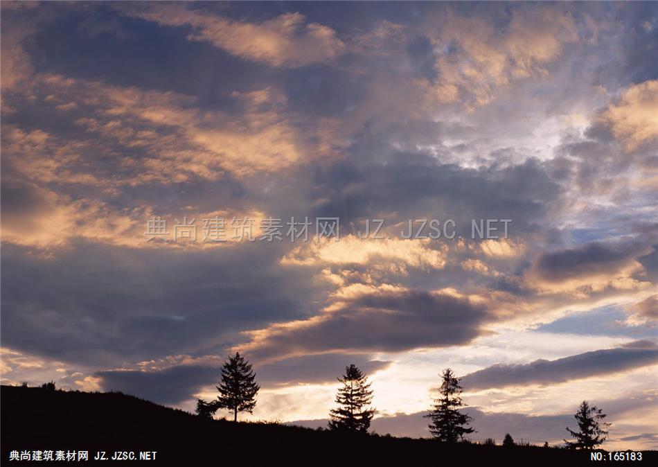 高清夕阳晚霞天空素材A (82) 天空配景精美天空