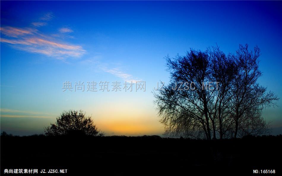 高清夕阳晚霞天空素材A (67) 天空配景精美天空