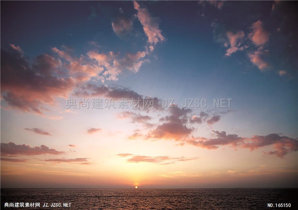 高清夕阳晚霞天空素材A (48) 天空配景精美天空