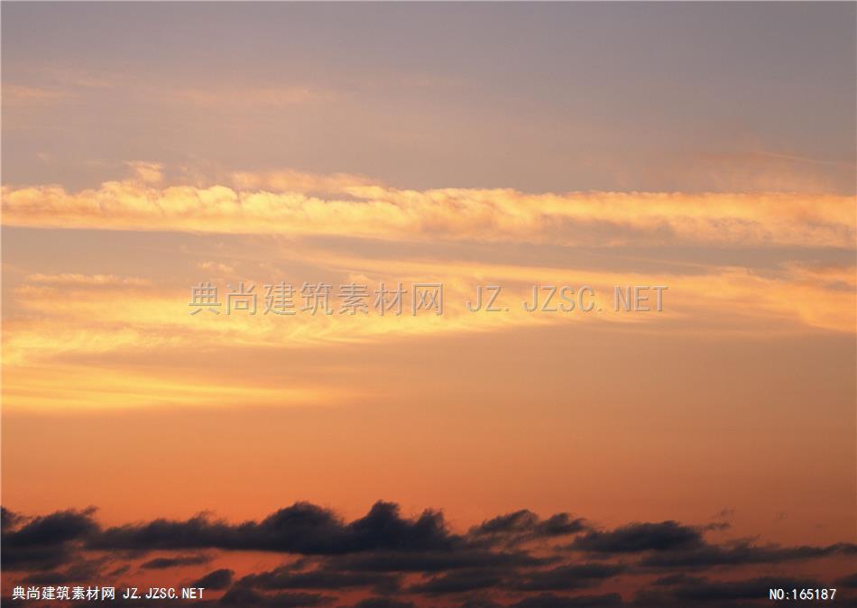 高清夕阳晚霞天空素材A (86) 天空配景精美天空