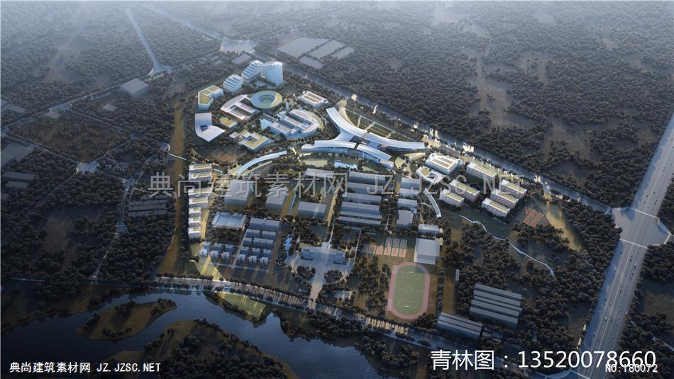 学校建筑效果图202101067-中科院范工-四川航空职业技术学院-nk2-sxl(dc)