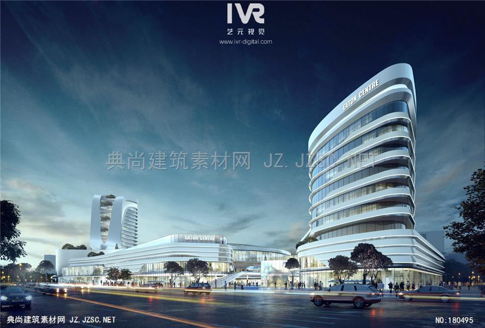 c  201912015-方案一-鸟瞰日景03建筑效果图