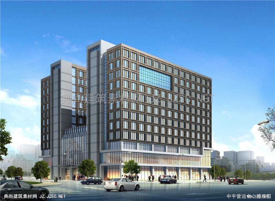 办公楼 ()中心ts0503建筑效果图