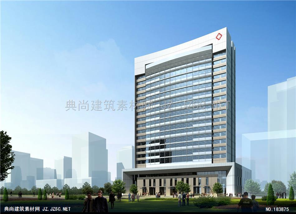 河南职工医院c02-g1建筑效果图