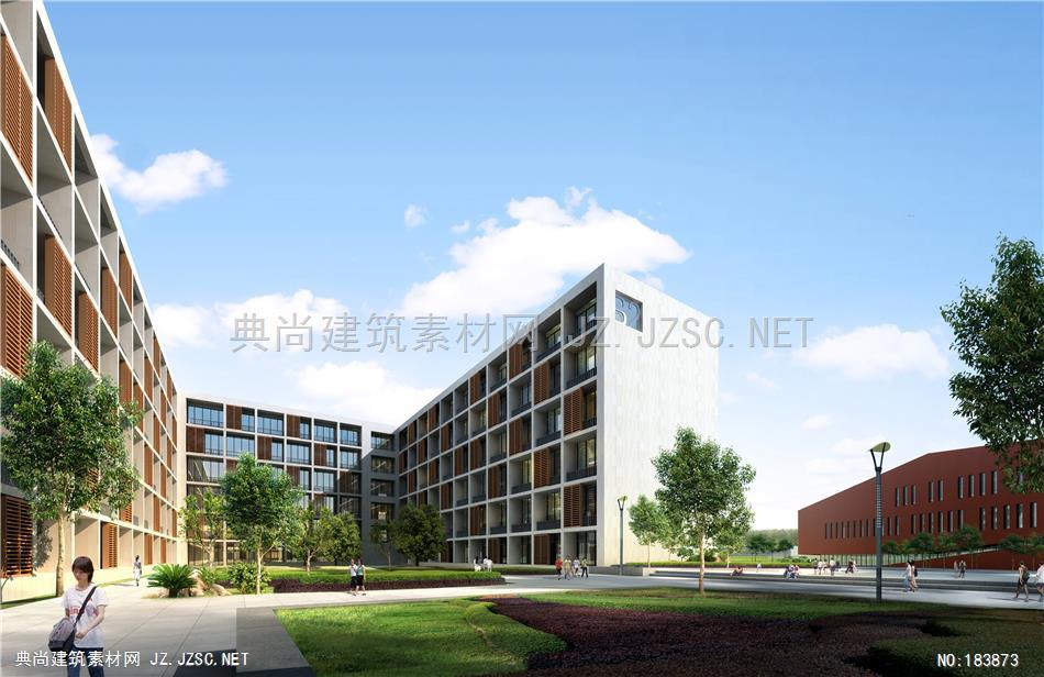 河南郑广播电视学校州rs-01建筑效果图