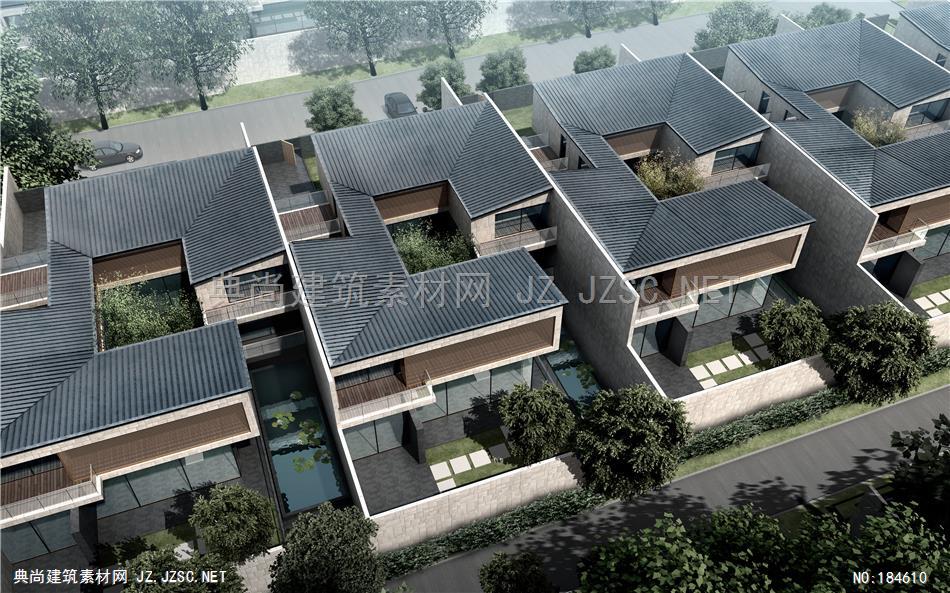 -居住建筑效果图07建言-江阴项目-小鸟瞰-cl副本